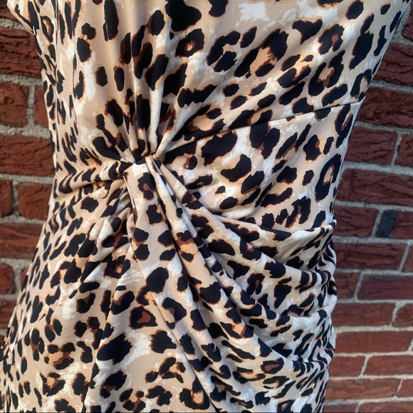 Zenana cheetah print side knot tank top - Picture 4 of 6